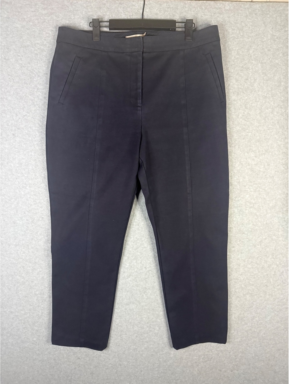 Tory Burch Tailored Skinny Ankle Pants Navy Size 14